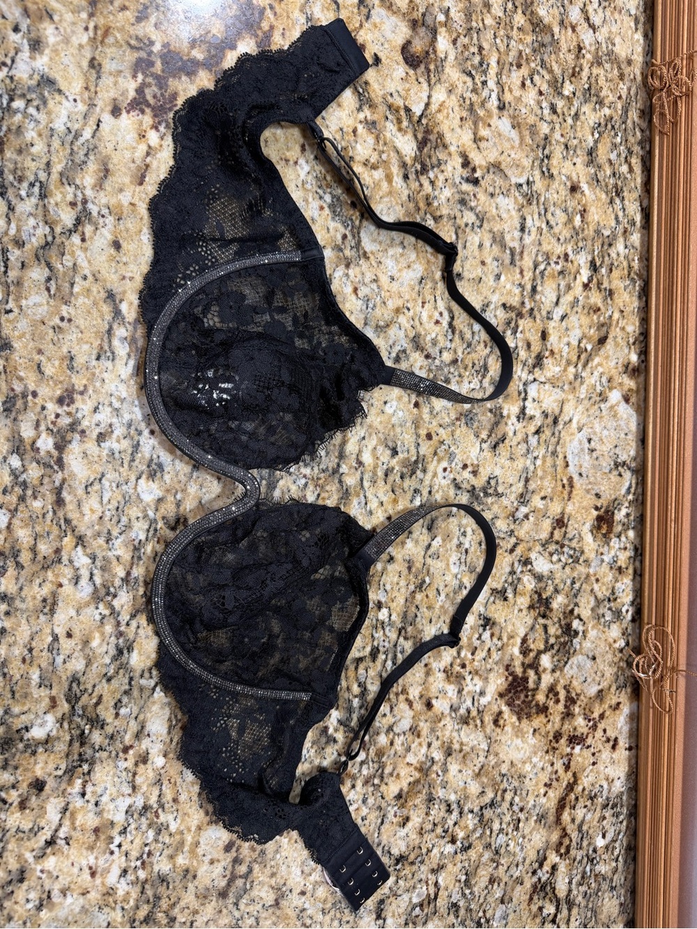 Victoria's Secret Black Lace Underwire Bra